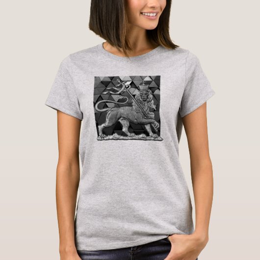 Lion of Judah - Jah Rastafari Rasta Reggae Roots T-shirt (Voorkant)