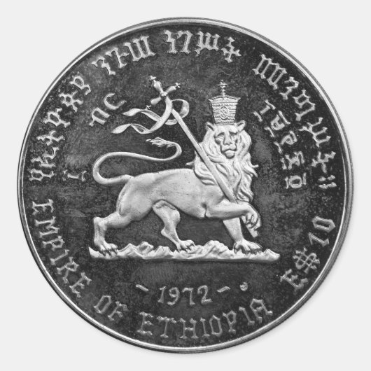 Lion of Judah Jah Rastafari Rasta Roots Sticker  (Voorkant)