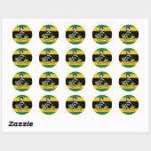 Lion of Judah Jah Rastafari Rasta Roots Sticker (Vel)