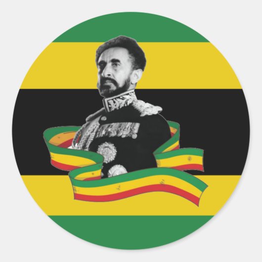 Lion of Judah Jah Rastafari Rasta Roots Sticker (Voorkant)