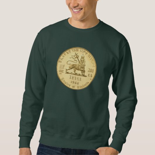 Lion of Judah Jah Rastafari Rasta Roots Sweater (Voorkant)