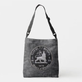 Lion of Judah - Jah Rastafari - Reggae Roots Bag Crossbody Tas (Achterkant)