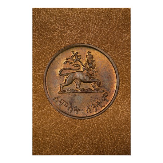 Lion of Judah Jah Rastafari Reggae Roots Poster (Voorkant)