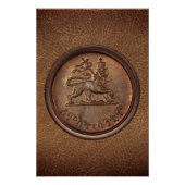 Lion of Judah Jah Rastafari Reggae Roots Poster (Voorkant)