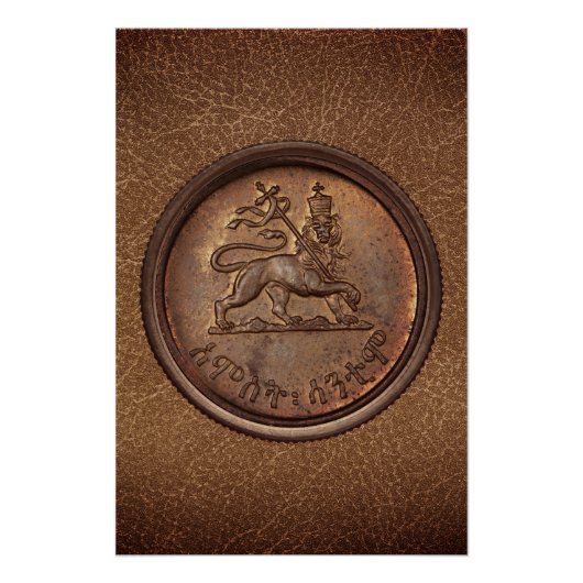 Lion of Judah Jah Rastafari Reggae Roots Poster (Voorkant)