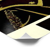 Lion of Judah Jah Rastafari Reggae Roots Poster (Hoek)