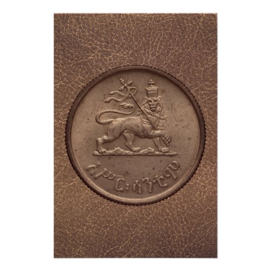 Lion of Judah Jah Rastafari Reggae Roots Poster (Voorkant)