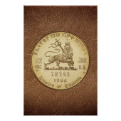 Lion of Judah Jah Rastafari Reggae Roots Poster (Voorkant)