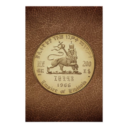 Lion of Judah Jah Rastafari Reggae Roots Poster (Voorkant)