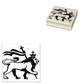 Lion of Judah - Jah Rastafari - Reggae Roots Stamp Rubberstempel (Gestempeld)