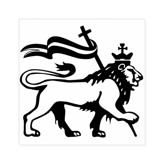 Lion of Judah - Jah Rastafari - Reggae Roots Stamp Rubberstempel (Afrduk)