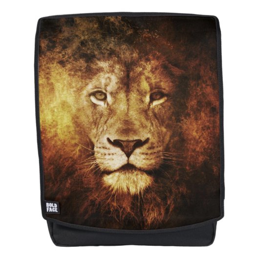 Lion of Judah - Jah Rastafari - Reggae Rucksack Rugtassen (Voorkant)