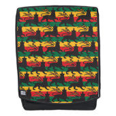Lion of Judah - Jah Rastafari - Reggae Rucksack Rugtassen (Voorkant)