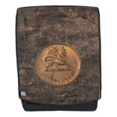 Lion of Judah - Jah Rastafari - Reggae Rucksack Rugtassen (Voorkant)