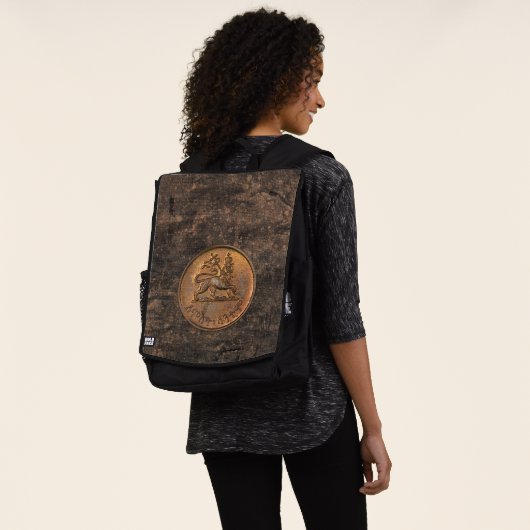 Lion of Judah - Jah Rastafari - Reggae Rucksack Rugtassen (Gedragen)