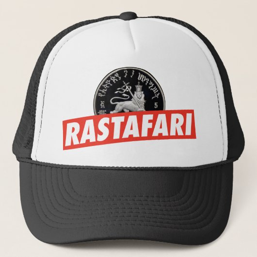 Lion of Judah - Jah Rastafari - Reggae Trucker Cap (Voorkant)