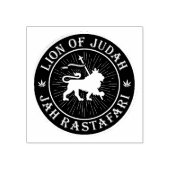 Lion of Judah Jah Rastafari Wood Art Stamp Rubberstempel (Afrduk)