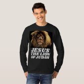 LION OF JUDAH JESUS CHRISTELIJKE T-shirts (Voorkant volledig)