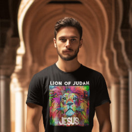 LION OF JUDAH JESUS CHRISTELIJKE T-SHIRTS