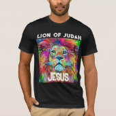 LION OF JUDAH JESUS CHRISTELIJKE T-SHIRTS (Voorkant)
