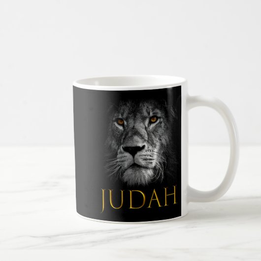 Lion Of Judah Jesus Christian Faith Over Fear Prem Koffiemok (Rechts)