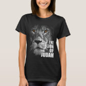 Lion Of Judah Jesus Christian Faith Over Fear T-shirt (Voorkant)