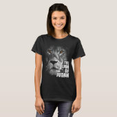 Lion Of Judah Jesus Christian Faith Over Fear T-shirt (Voorkant volledig)