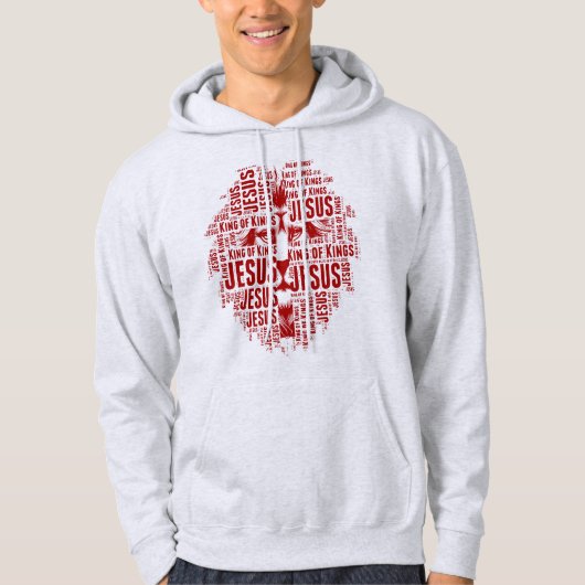 Lion of Judah, Jesus is King of Kings Hoodie (Voorkant)