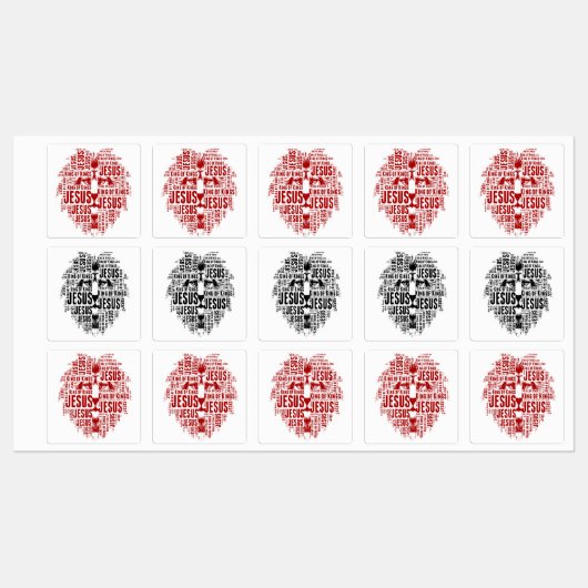 Lion of Judah, Jesus is King of Kings Labels (Vel)