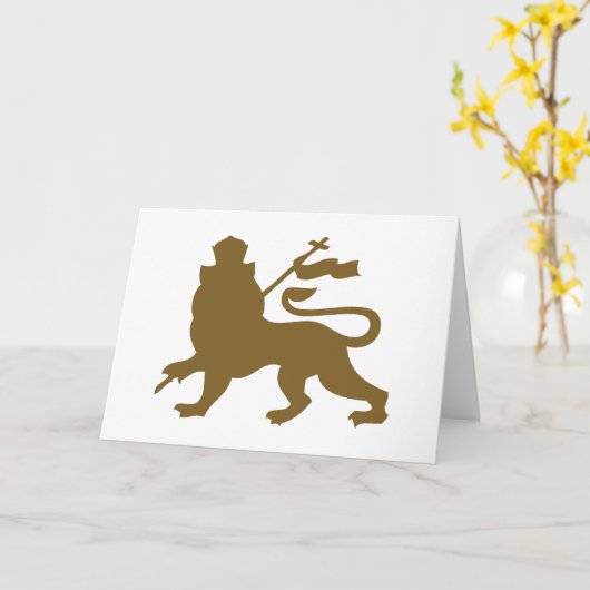 Lion of Judah Kaart (Gele Bloem)