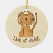 Lion of Judah Keramisch Ornament (Voorkant)