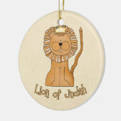 Lion of Judah Keramisch Ornament (Links)
