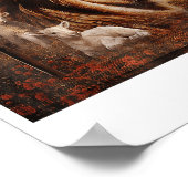 Lion Of Judah Lamb God Cross Jesus Light God  Poster (Hoek)