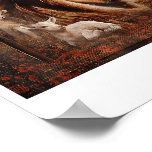 Lion Of Judah Lamb God Cross Jesus Light God Poster (Hoek)