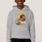 Lion of Judah Lamb of God Boy's Hoodie (Voorkant)