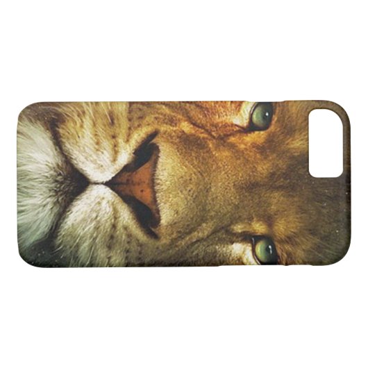 Lion of Judah - Lion - Rastafari - iPhone Case (Achterkant (Horizontaal))
