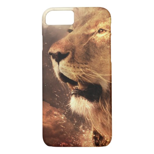 Lion of Judah - Lion - Rastafari - iPhone Case (Achterkant)
