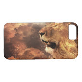 Lion of Judah - Lion - Rastafari - iPhone Case (Achterkant (Horizontaal))