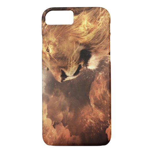 Lion of Judah - Lion - Rastafari - iPhone Case (Achterkant)