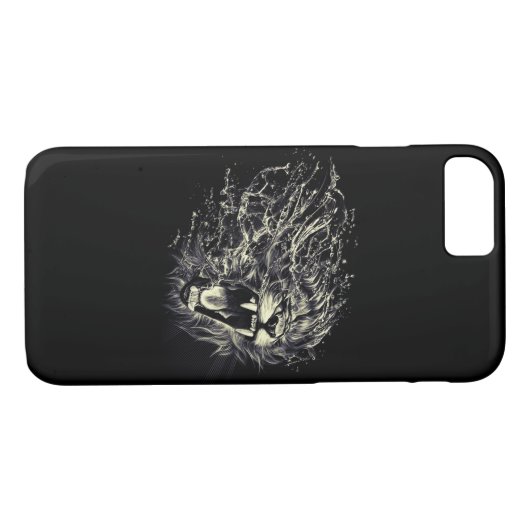 Lion of Judah - Lion - Rastafari - iPhone Case (Achterkant (Horizontaal))