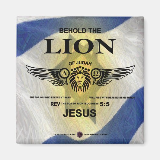 Lion of Judah Magneet (Voorkant)