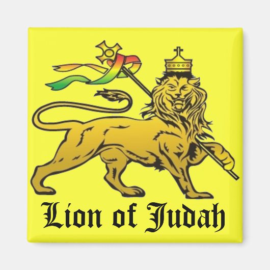 Lion of Judah Magneet (Voorkant)