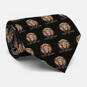 Lion of Judah Neck Tie Stropdas (Opgerold)