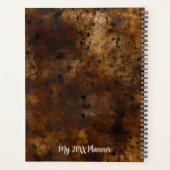 Lion Of Judah Personalized Custom Text Planner (Achterkant)