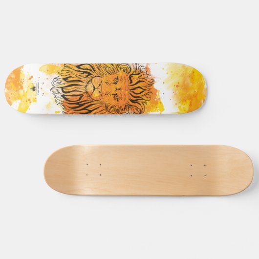 Lion of Judah Persoonlijk Skateboard (Horizontaal)
