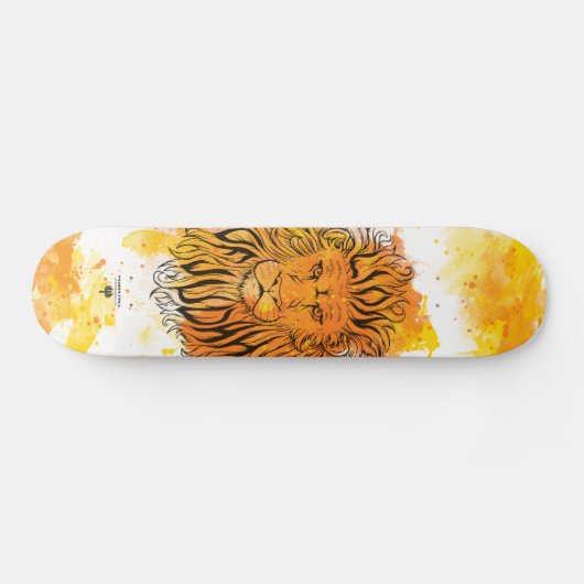 Lion of Judah Persoonlijk Skateboard (Horizontaal)