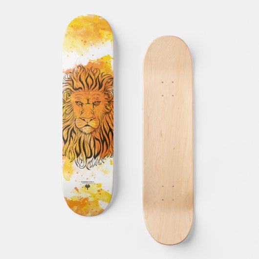 Lion of Judah Persoonlijk Skateboard (Voorkant)