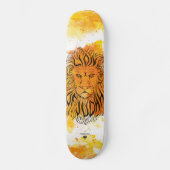 Lion of Judah Persoonlijk Skateboard (Voorkant)