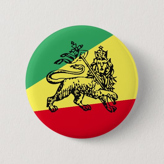 Lion of Judah Pin Ronde Button 5,7 Cm (Voorkant)