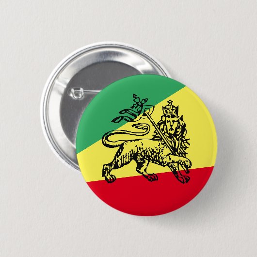 Lion of Judah Pin Ronde Button 5,7 Cm (Voorkant /achterkant)